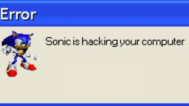 ERROR 404 Sonic Not Foundのバナー