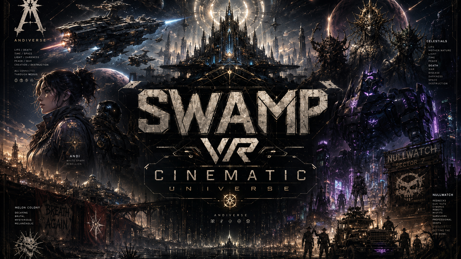 Swamp VR Cinematic Universeのバナー