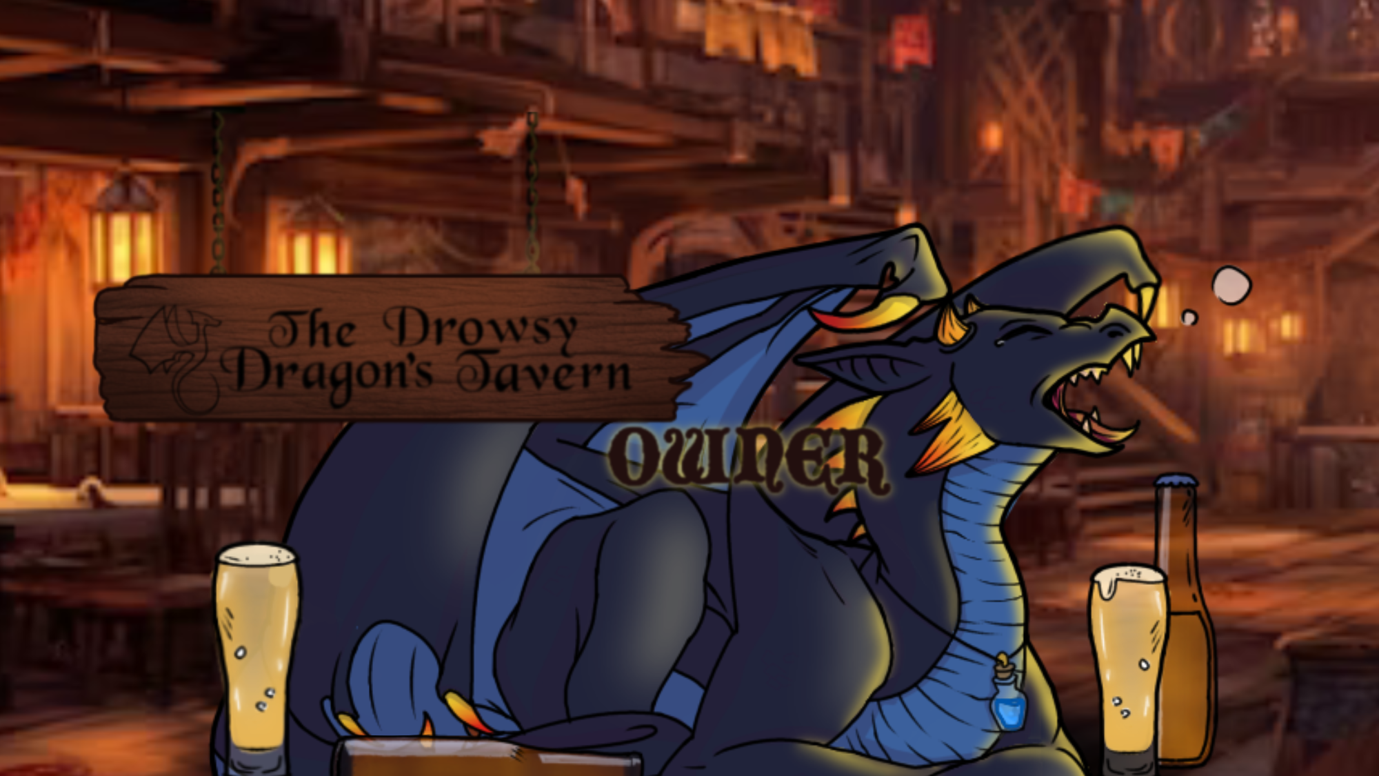 The Drowsy Dragon's Tavern Ownerのバナー