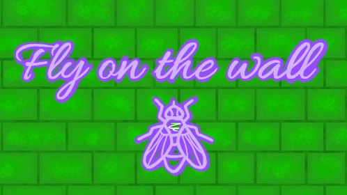 Fly on the wallのバナー