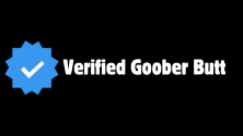 Verified Goober Buttのバナー
