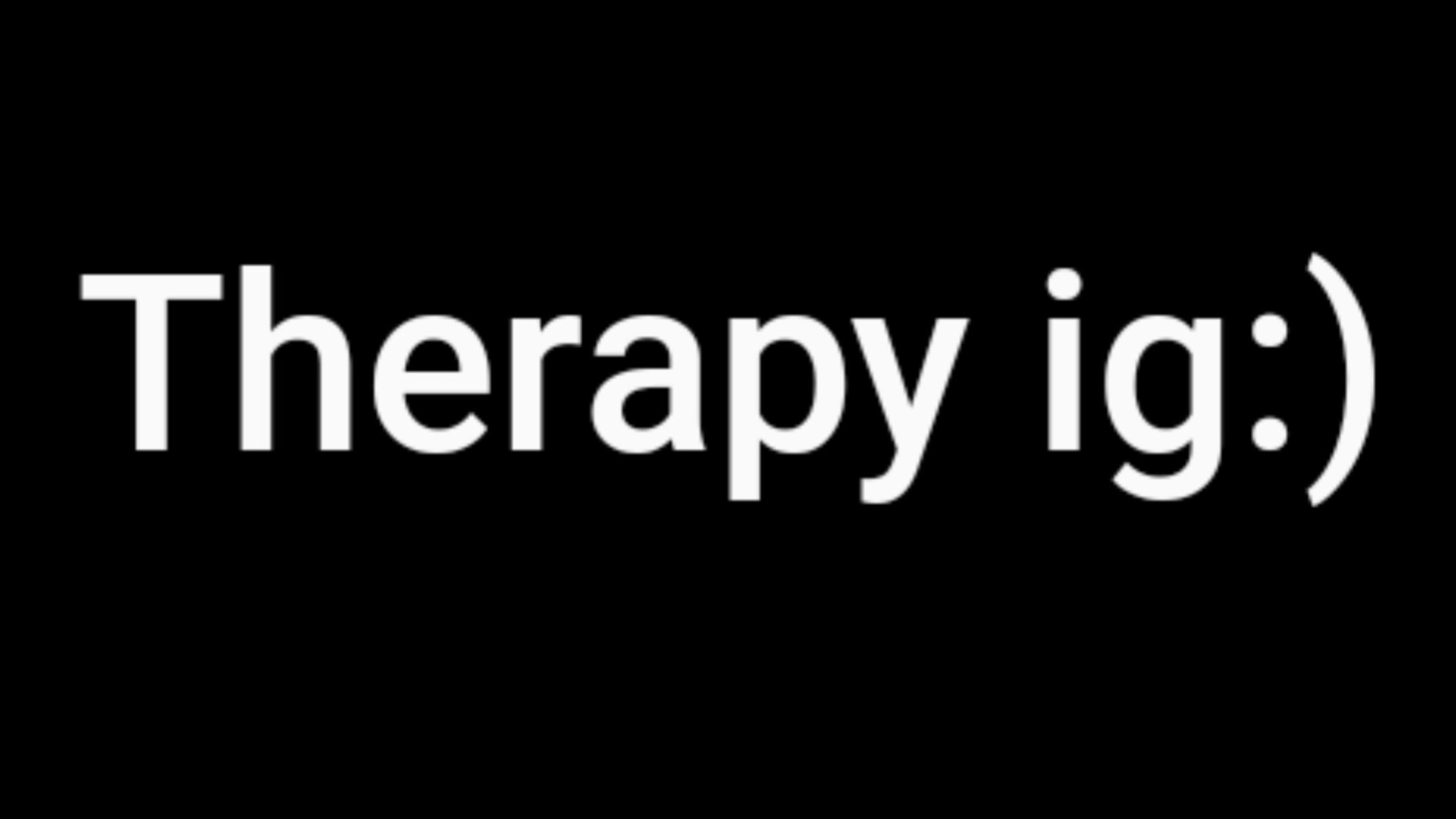 Therapy session