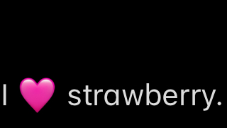 I love Strawberryのバナー