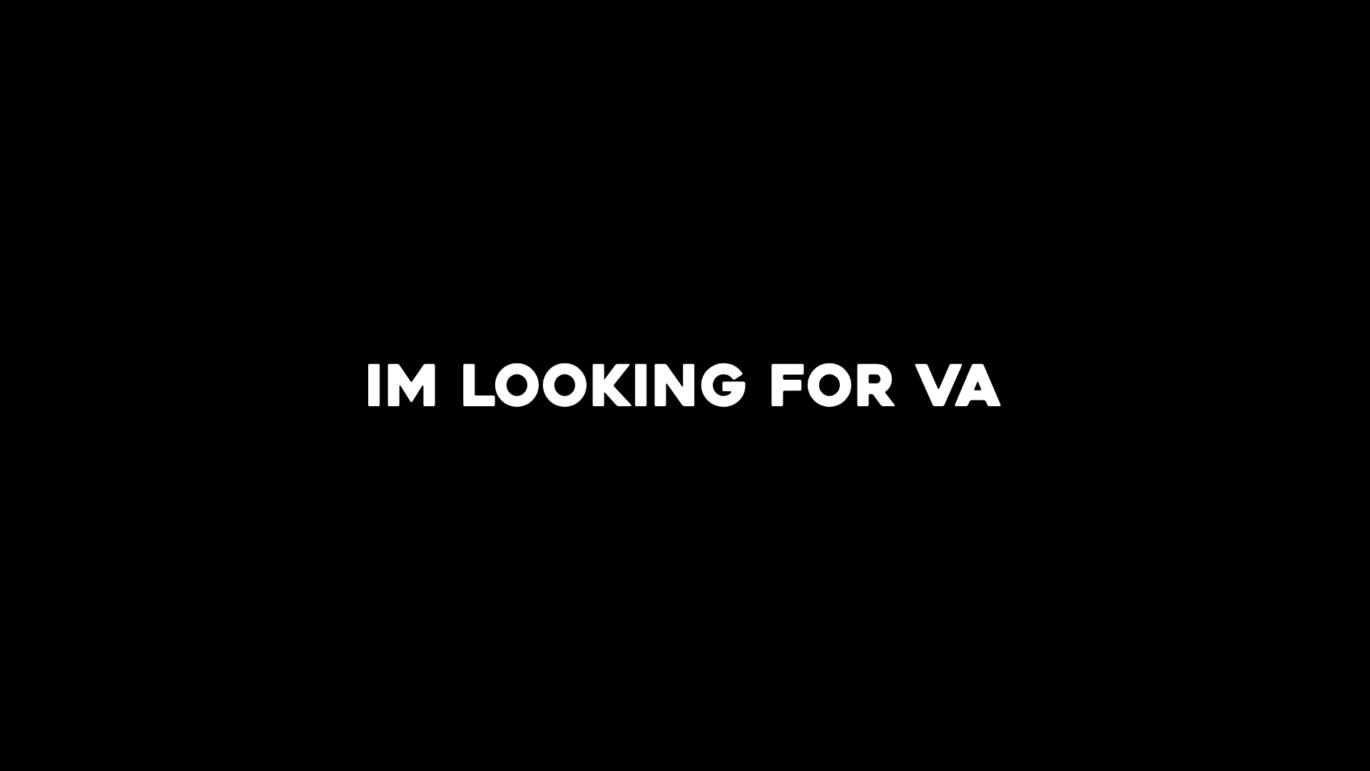 Looking for VAのバナー