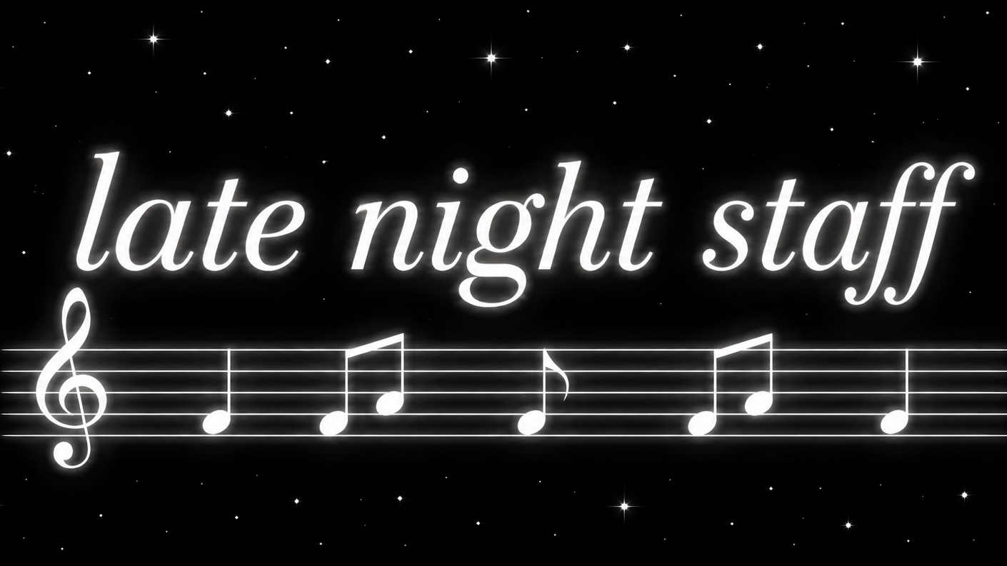 late night staffのバナー