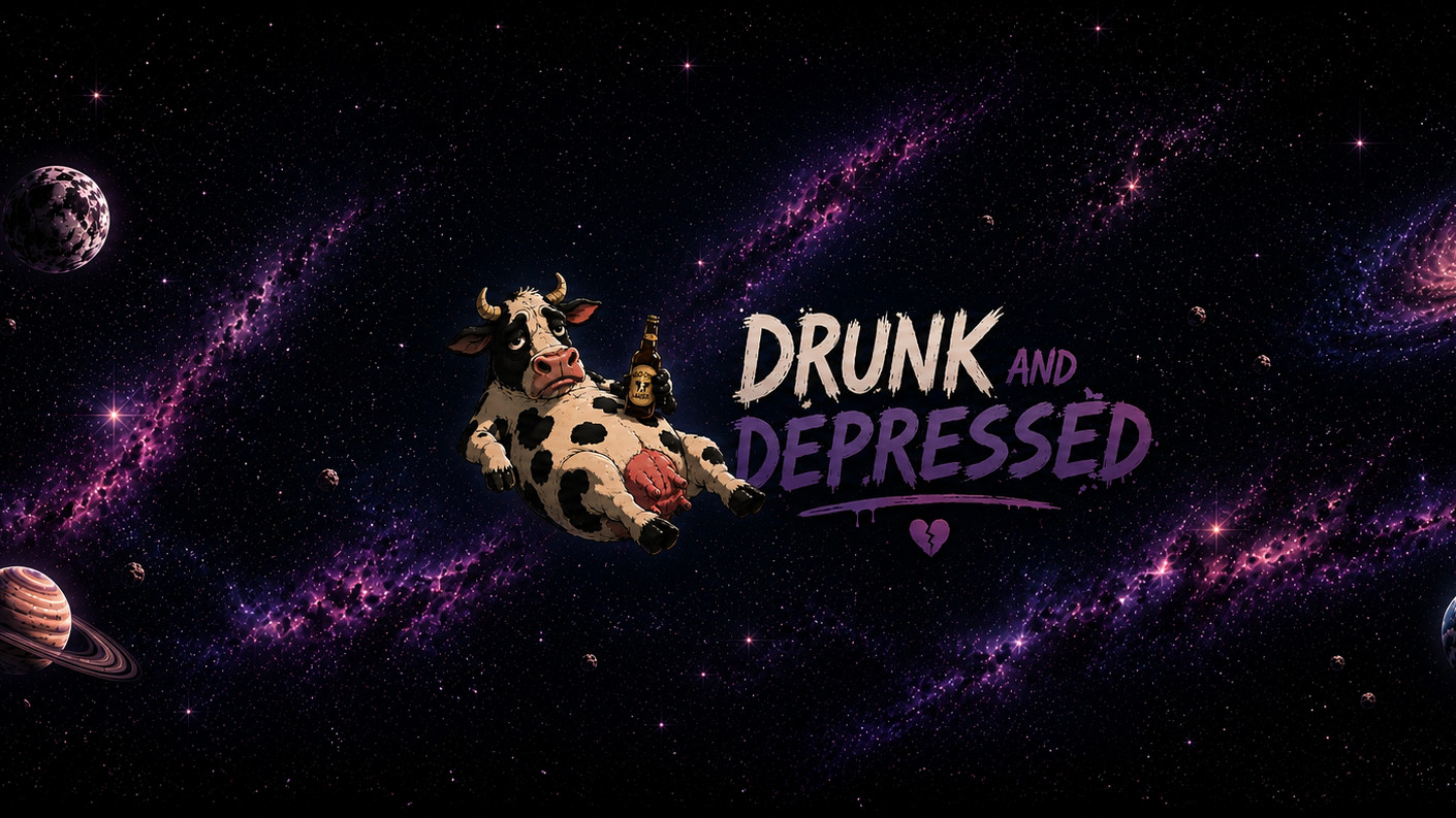 Drunk and depressedのバナー