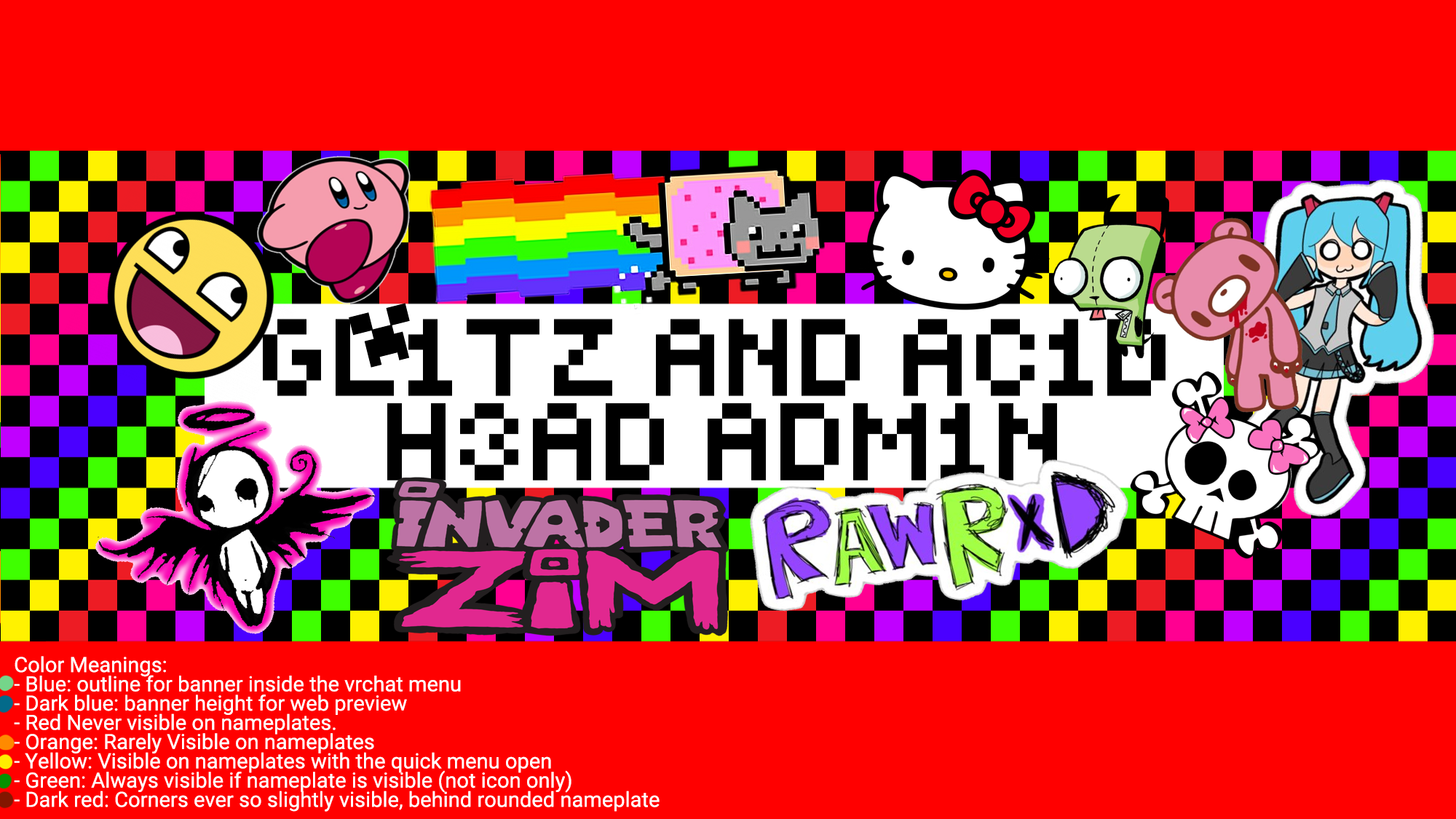 GL1TZ AND AC1D HEAD ADMINのバナー
