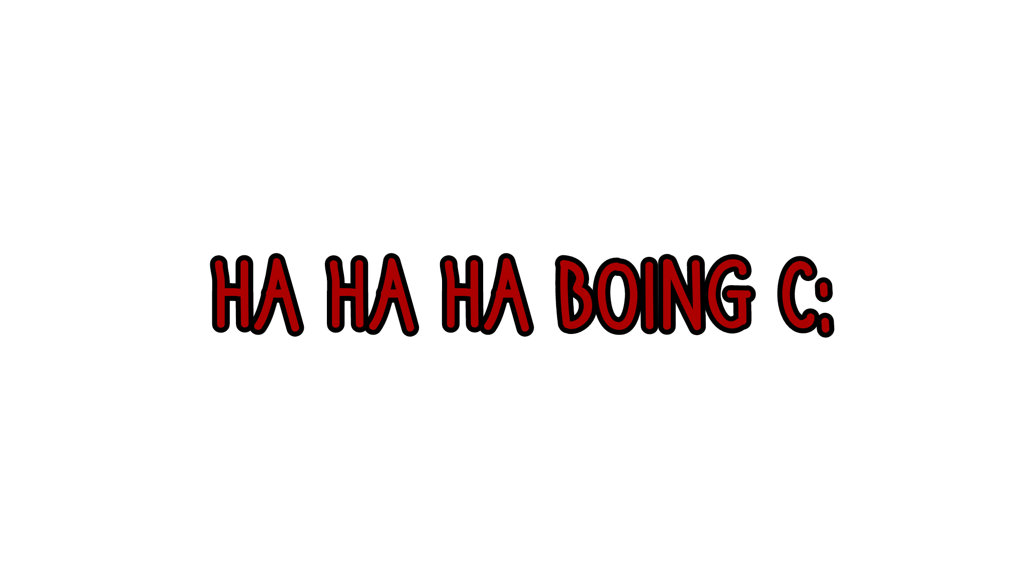 HA HA HAのバナー