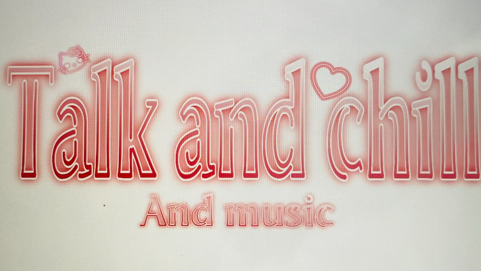 Talk and chillのバナー