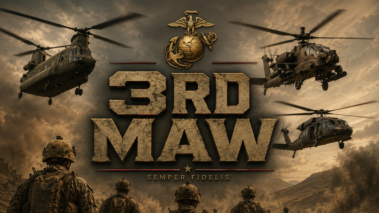2015 USMC 3rd MAWのバナー