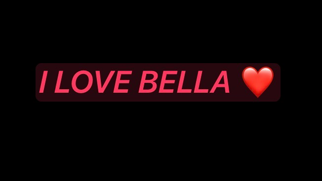 I LOVE BELLAのバナー