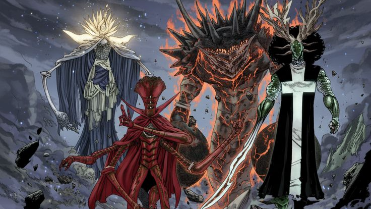 The four knights of the apocalypseのバナー