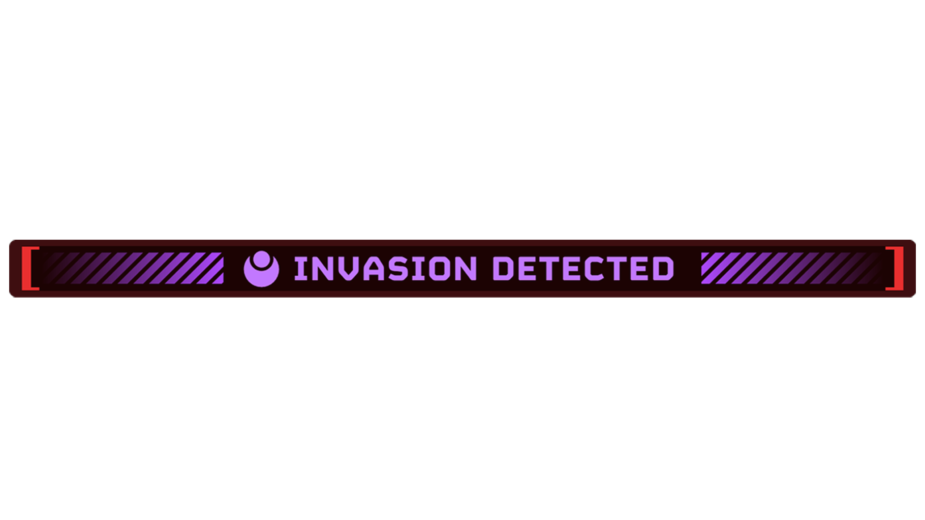 INVASION DETECTED！！のバナー