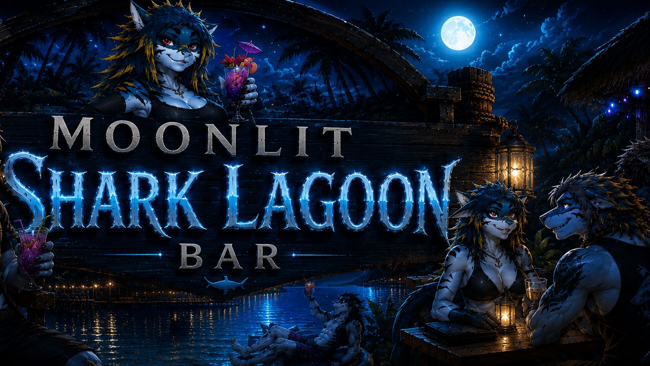 Moonlit Shark Lagoon Barのバナー
