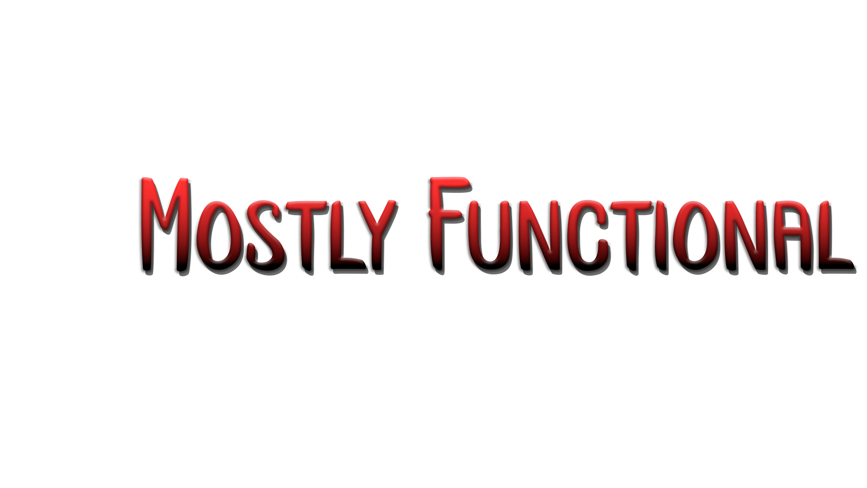 Mostly Functionalのバナー