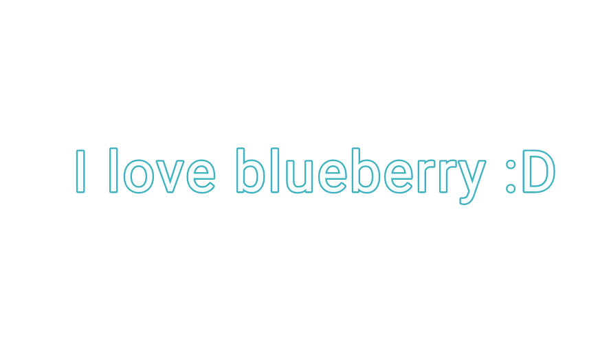 I love Blueberryのバナー