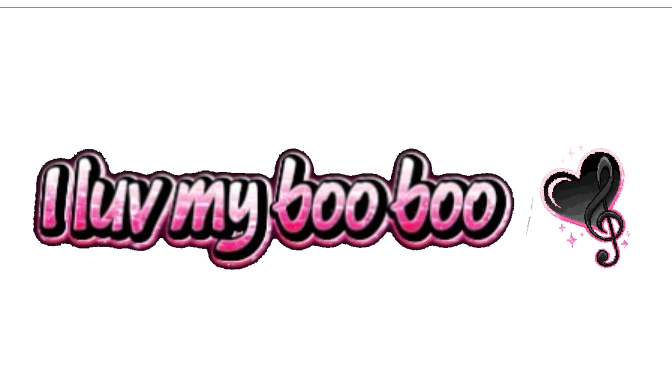 I love my boo boo