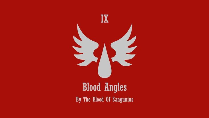 Blood angels space marinesのバナー