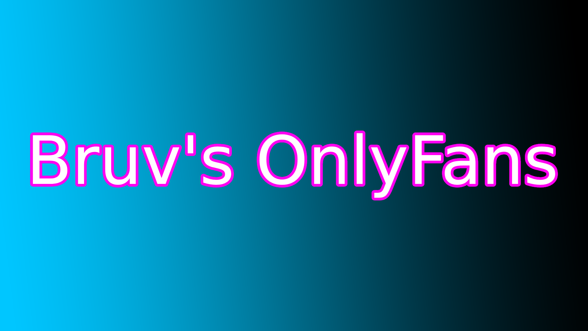Bruv's OnlyFansのバナー