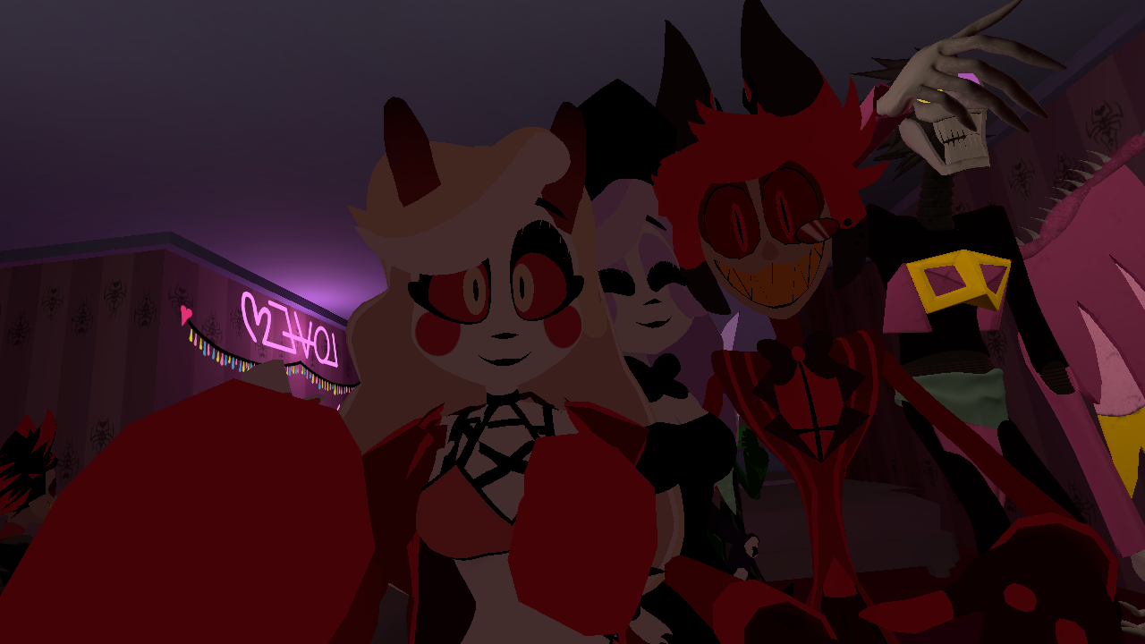 Hazbin Hotel and Helluva Bossのバナー