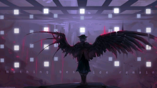 The feathers of crow