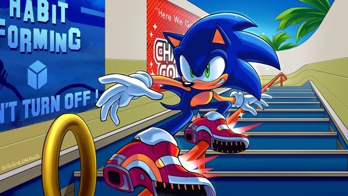 SONIC THE HEDGEHOGのバナー