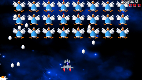 Chicken Invadersのバナー