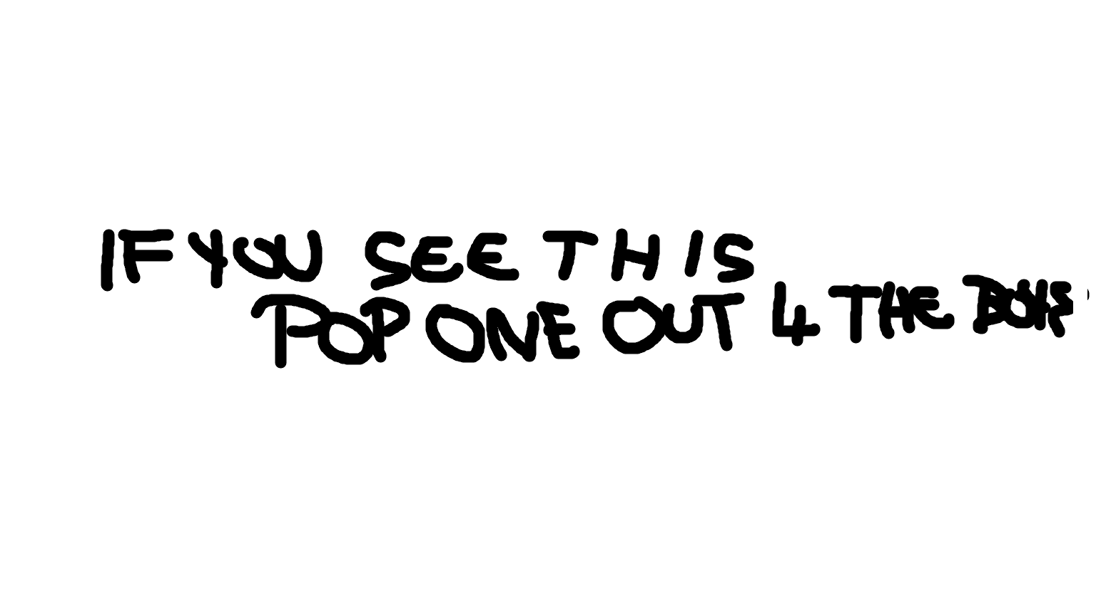 pop one out