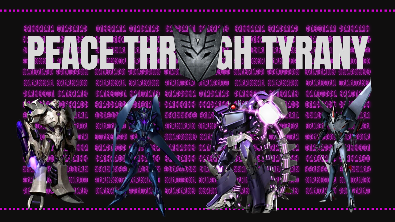 Peace through tyrannyのバナー