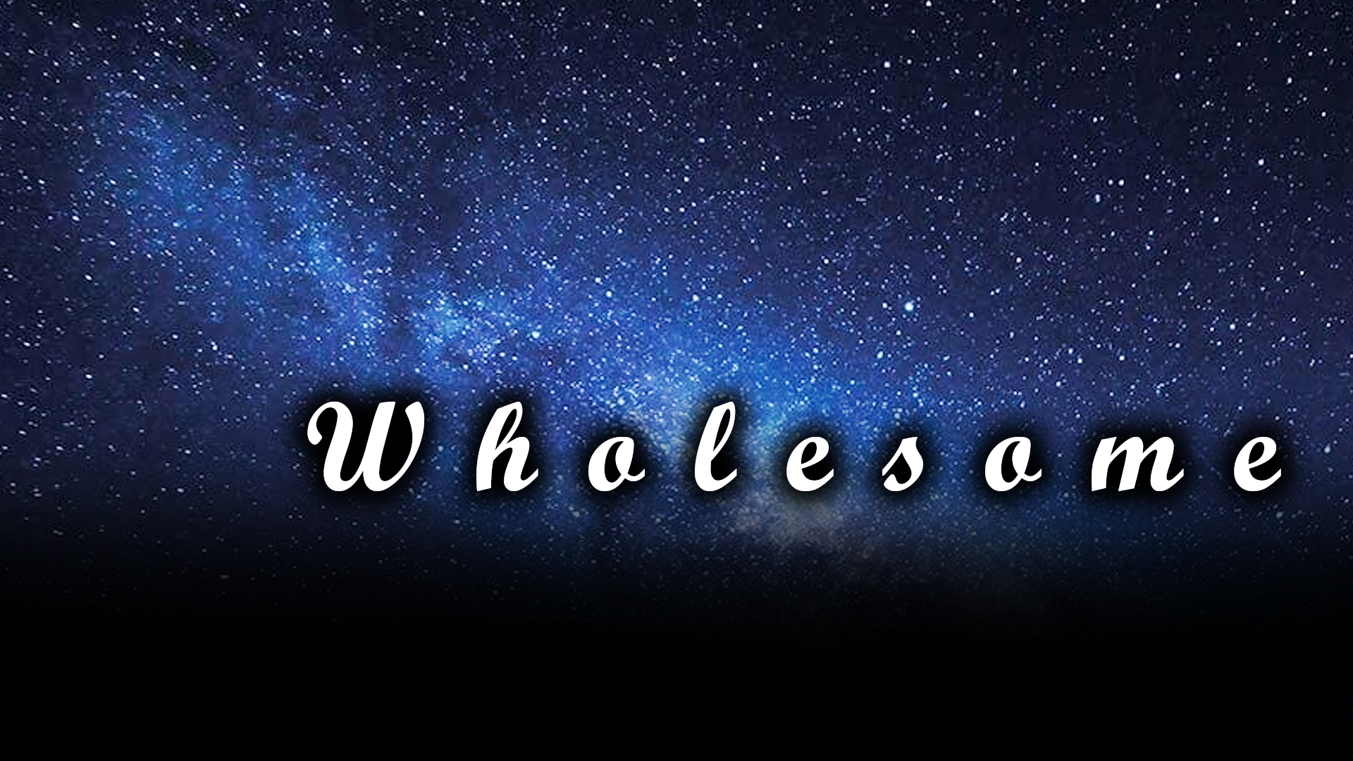 Wholesomeのバナー