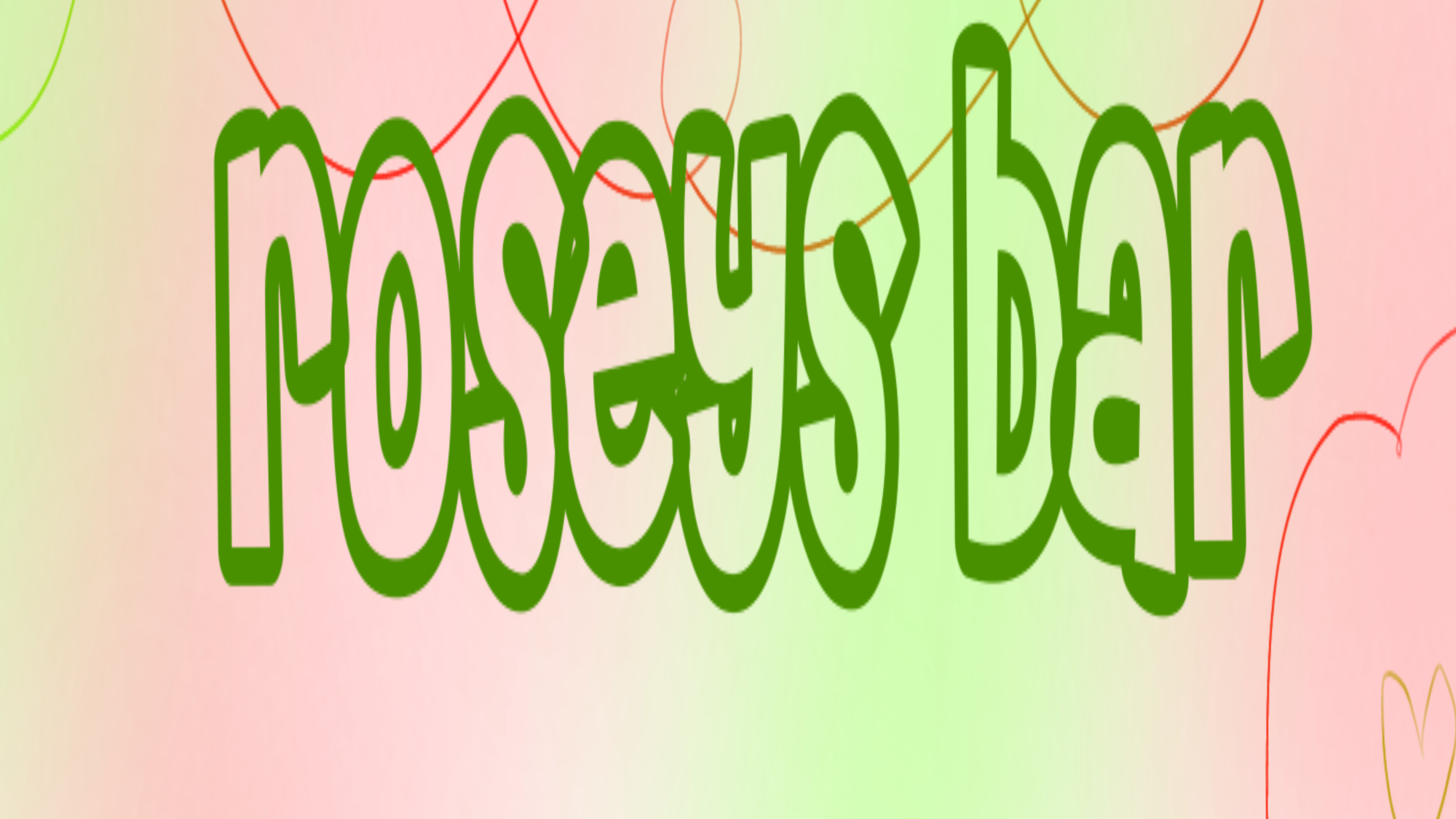 Roseys barのバナー