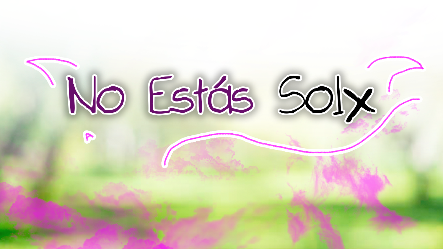No Estás Solxのバナー