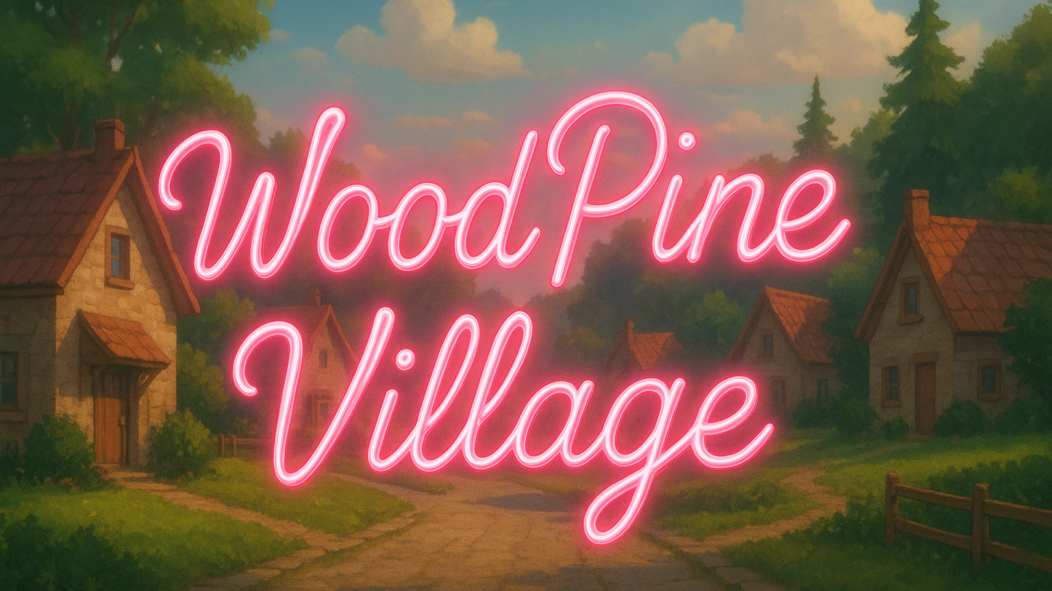 WoodPine Villageのバナー