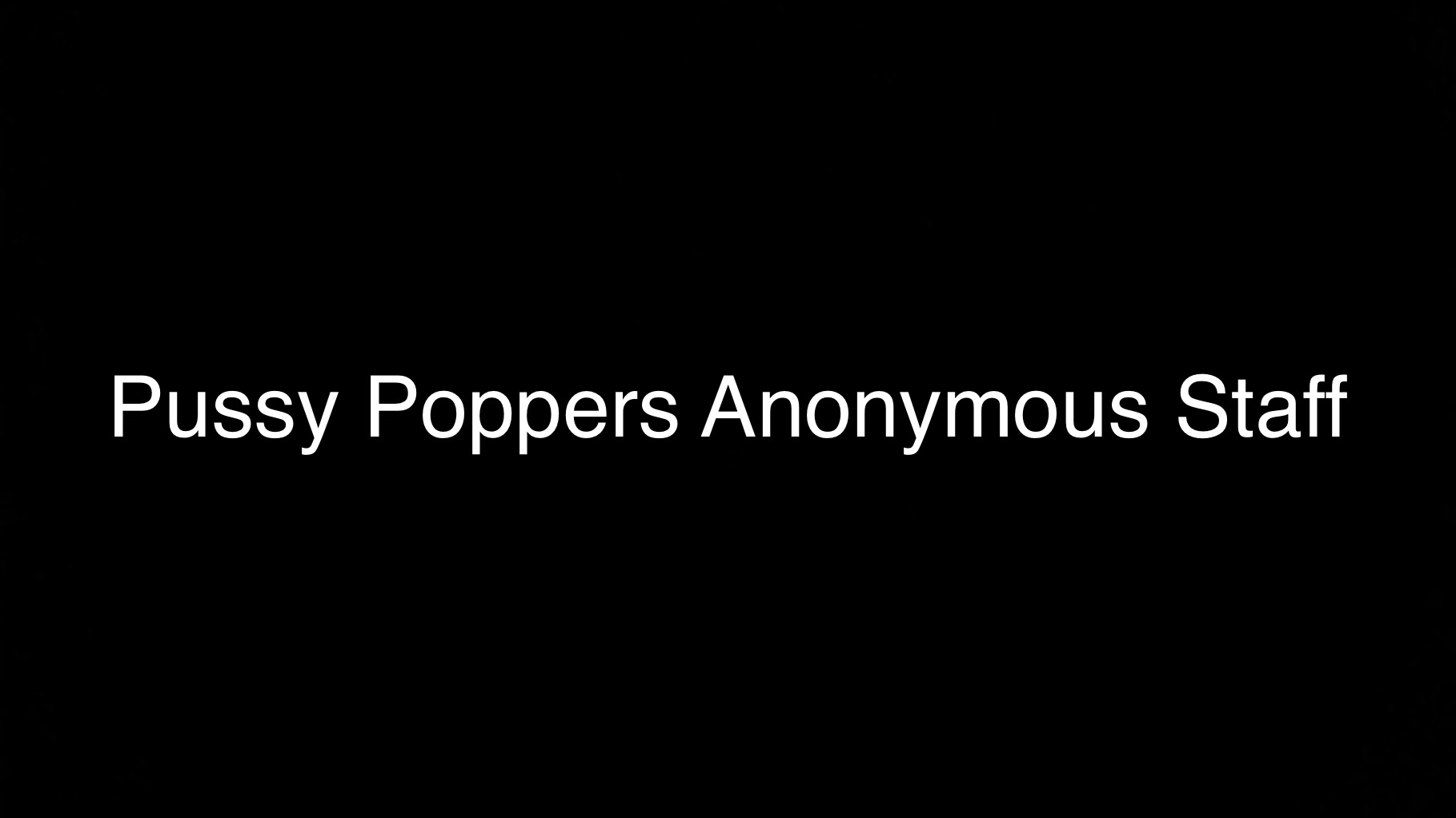 Pussy Poppers Anonymous Staffのバナー
