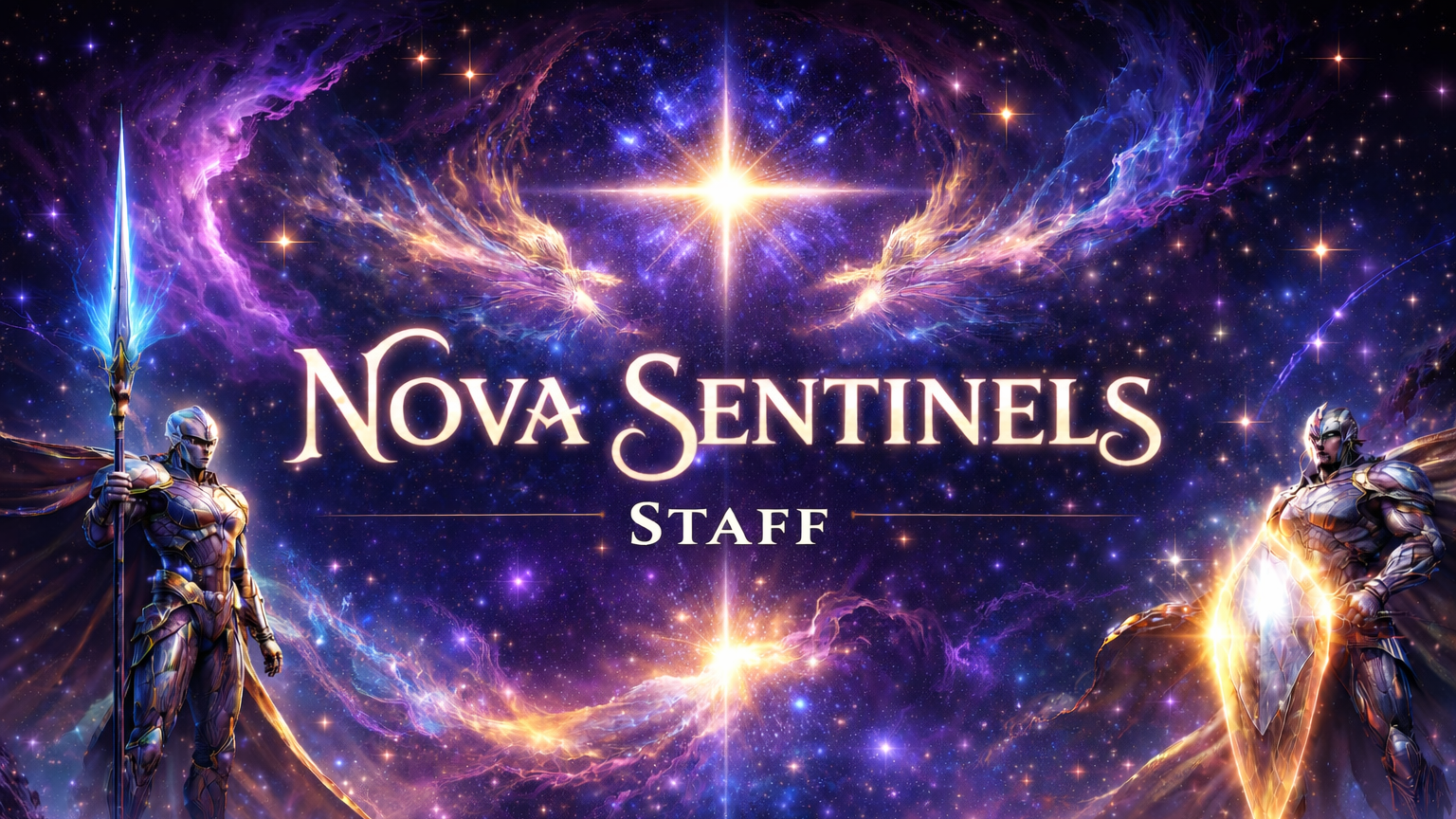 Nova Sentinels Staffのバナー