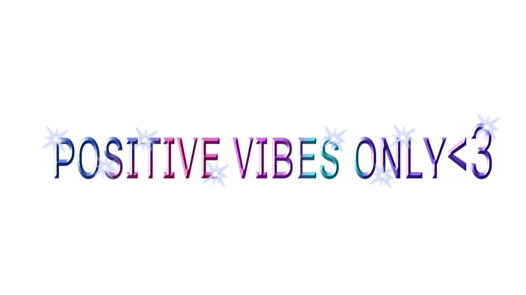 positive vibesのバナー