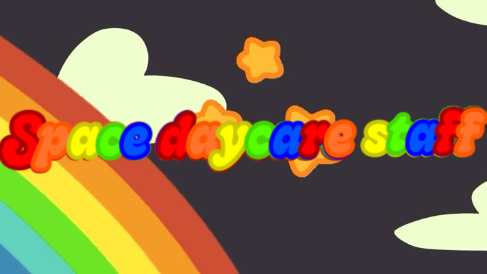 Space daycare staffのバナー