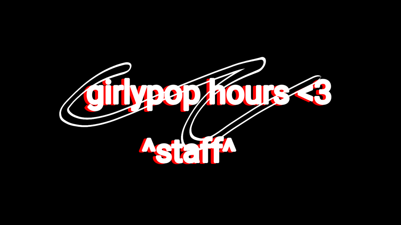 GIRLYPOPS HOURS STAFFのバナー