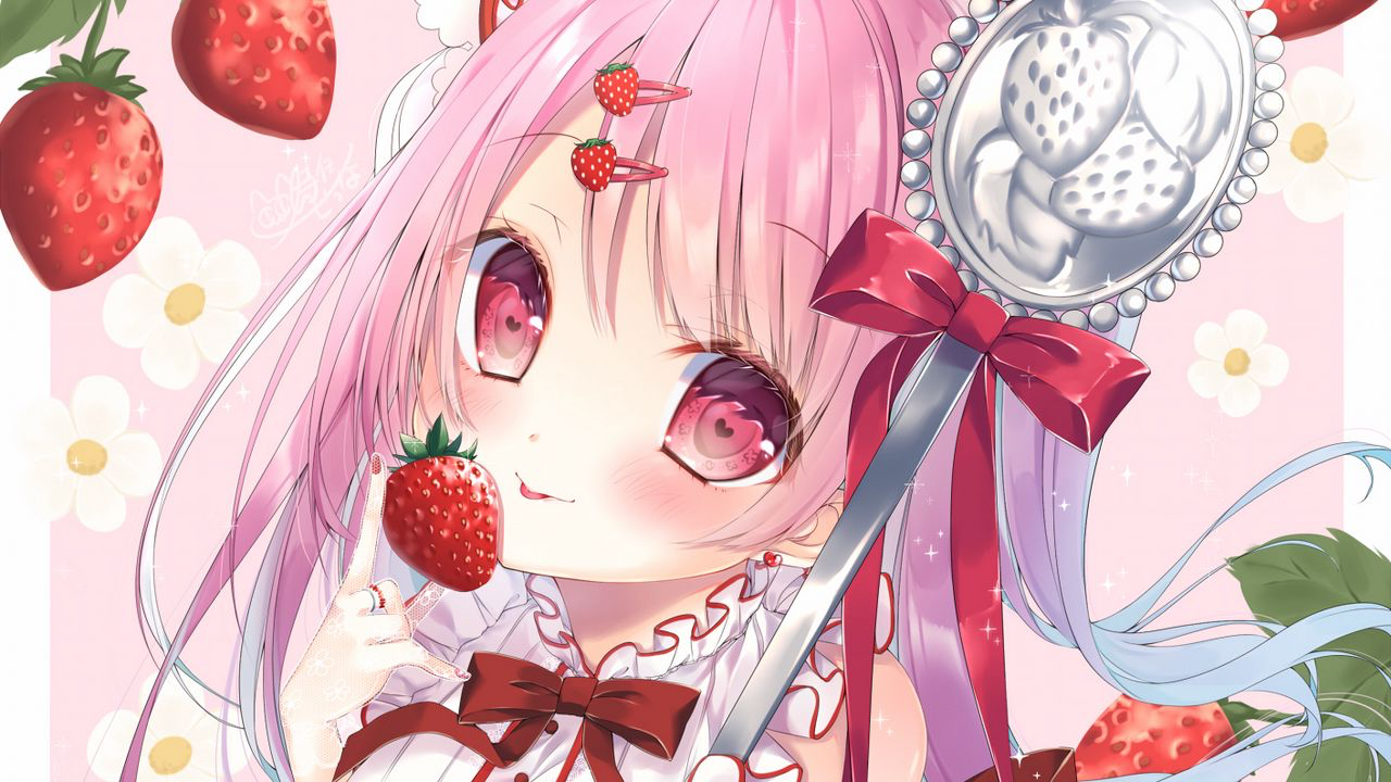 The strawberry patchのバナー