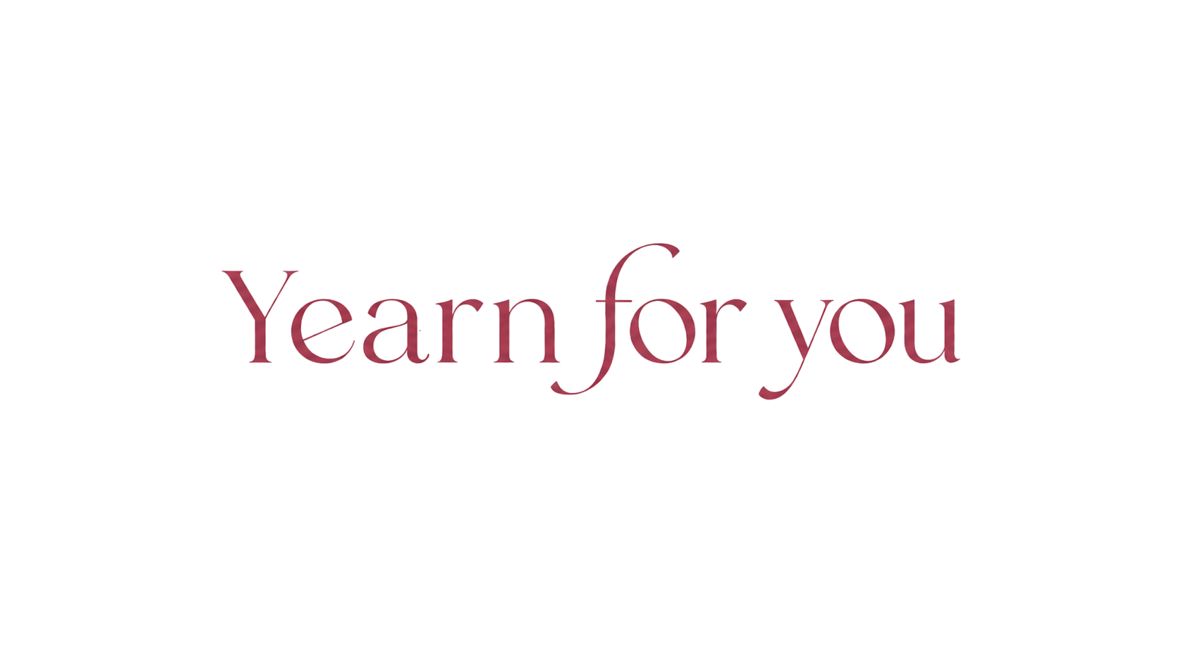 Yearn for youのバナー