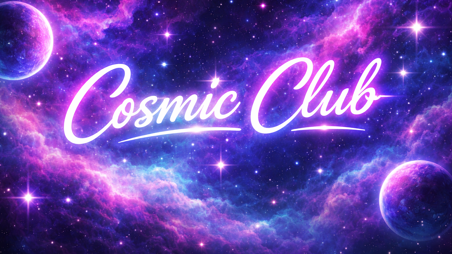 Cosmic Clubのバナー