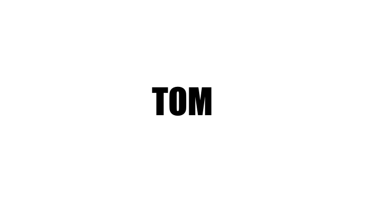 Tomのバナー