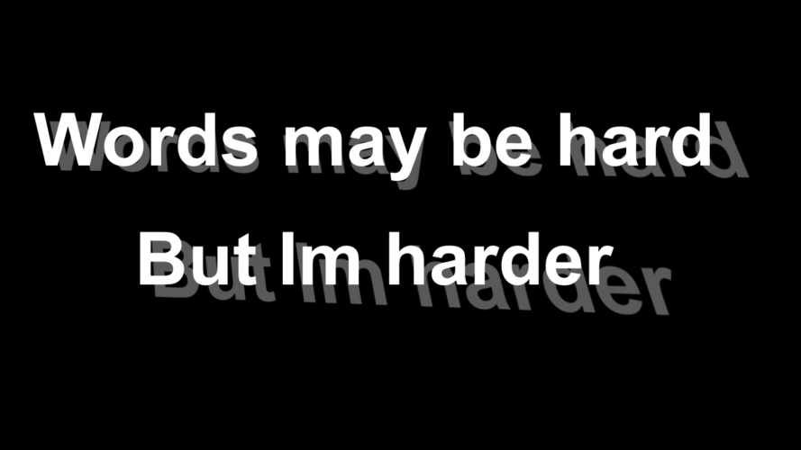words hardのバナー