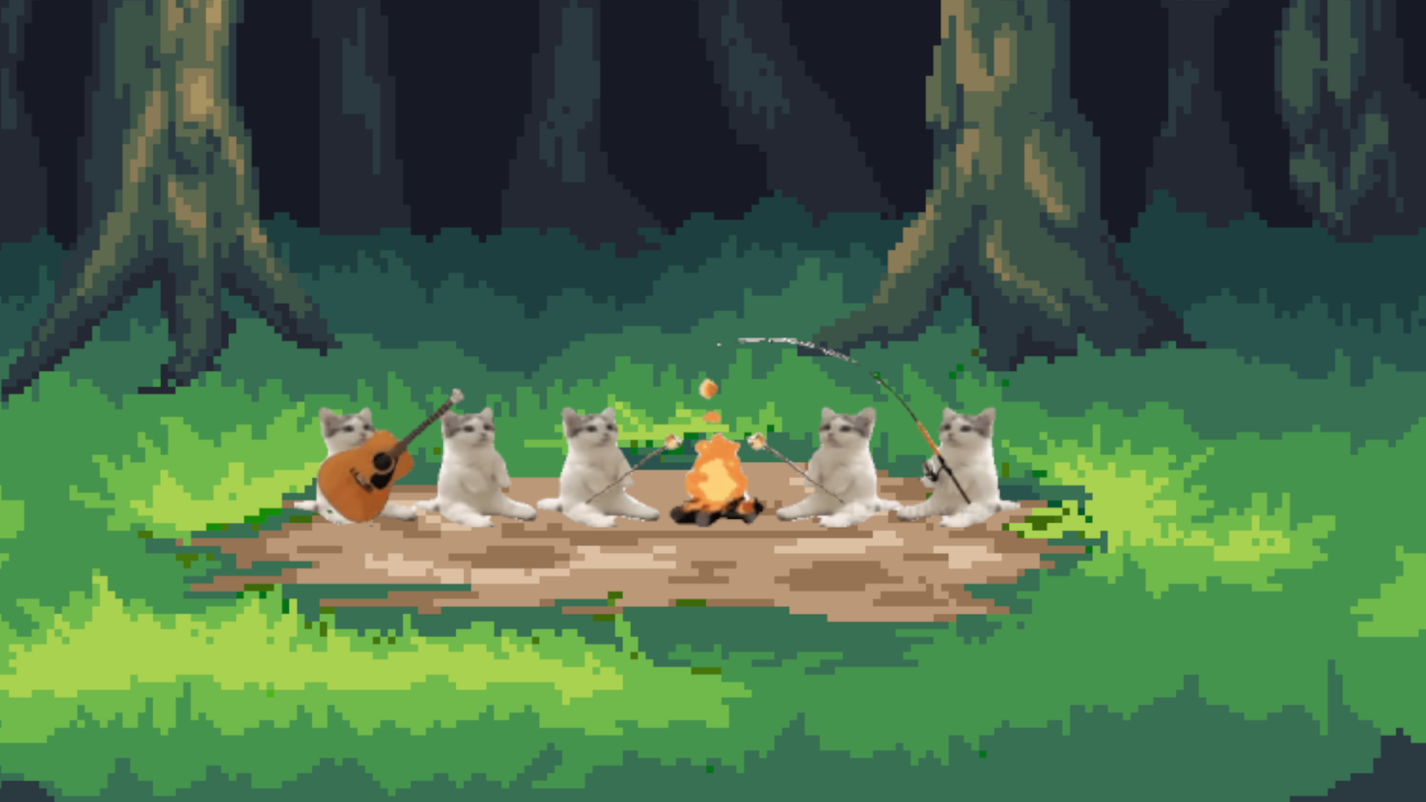 Comfy Campfire Catsのバナー