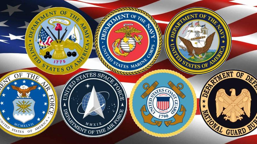 US ARMED FORCESのバナー