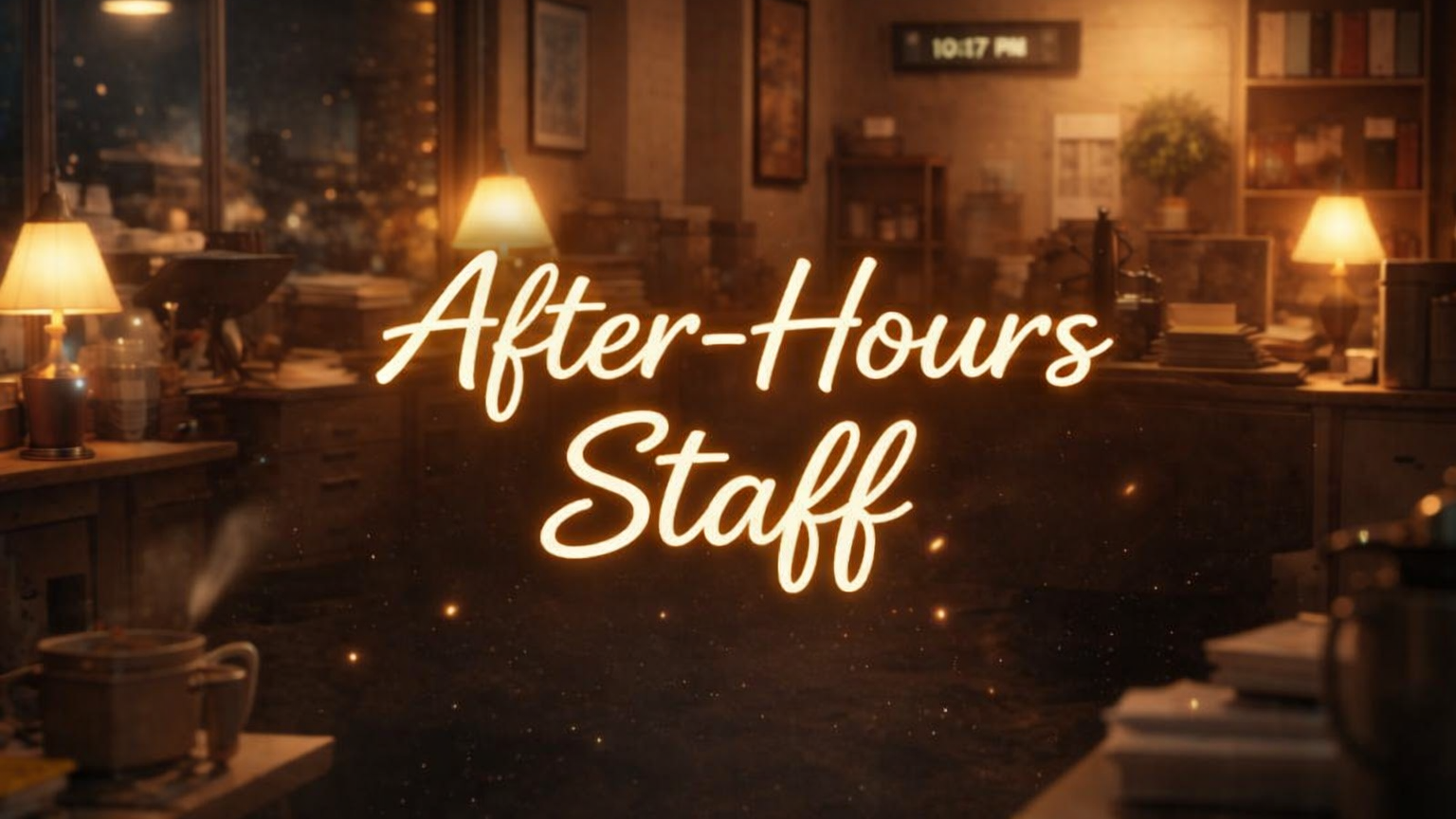 After-hours staffのバナー