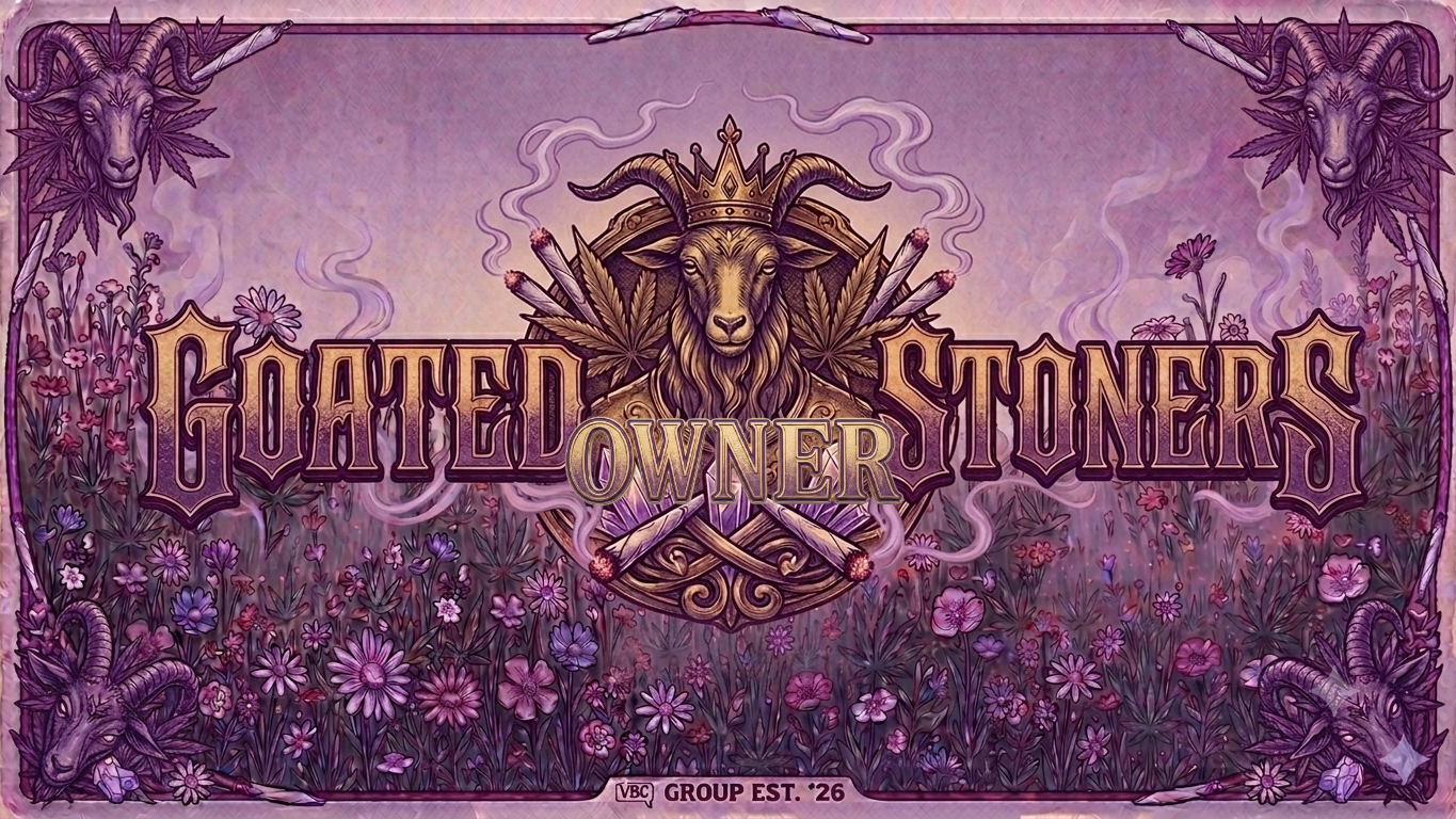 Goated Stoners ownerのバナー