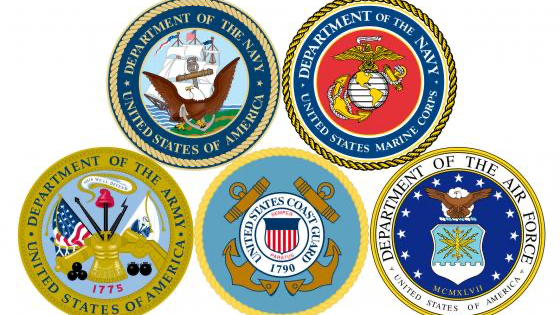 TheUnitedStatesMilitaryOffcialStatesのバナー