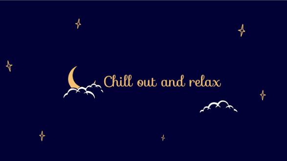 Chill out and relaxのバナー