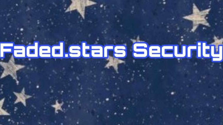 Faded starz Securityのバナー